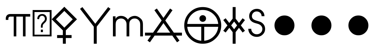 PIXymbols Astro Italic